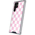 Pink and White Checkerboard Galaxy S24 Ultra Clear Case