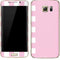 Pink and White Checkerboard Galaxy S7 Edge Skin