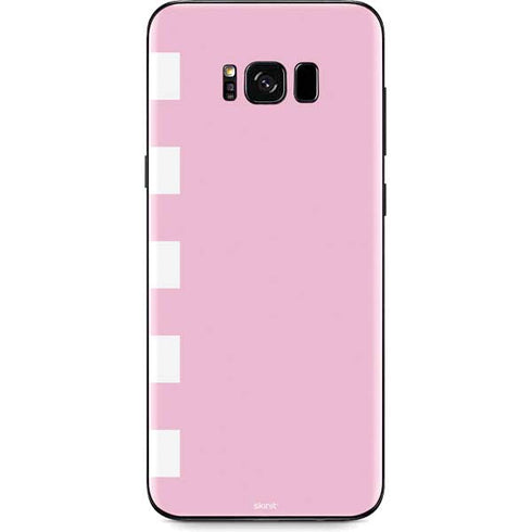 Pink and White Checkerboard Galaxy S8 Plus Skin