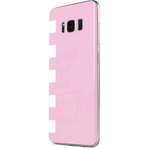 Pink and White Checkerboard Galaxy S8 Plus Skin