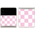 Pink and White Checkerboard Galaxy Z Flip3 5G Skin