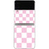 Pink and White Checkerboard Galaxy Z Flip3 5G Skin