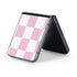 Pink and White Checkerboard Galaxy Z Flip5 5G Skin