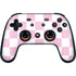 Pink and White Checkerboard Google Stadia Controller Skin
