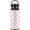 Pink and White Checkerboard Hydro Flask 32oz Wide Mouth Skin