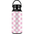 Pink and White Checkerboard Hydro Flask 32oz Wide Mouth Skin