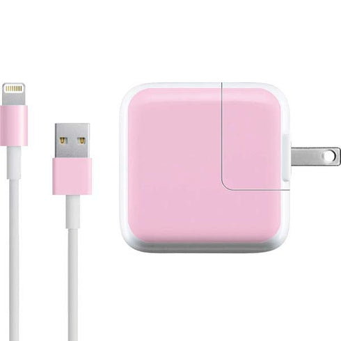 Pink and White Checkerboard iPad Charger (10W USB) Skin
