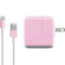 Pink and White Checkerboard iPad Charger (10W USB) Skin