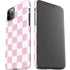 Pink and White Checkerboard iPhone 11 Pro Max Lite Case