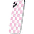 Pink and White Checkerboard iPhone 11 Pro Max Skin