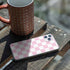 Pink and White Checkerboard iPhone 11 Pro Max Skin
