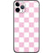 Pink and White Checkerboard iPhone 11 Pro Skin
