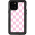 Pink and White Checkerboard iPhone 12 Pro Max Waterproof Case