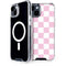 Pink and White Checkerboard iPhone 13 MagSafe Case