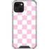 Pink and White Checkerboard iPhone 13 Mini Clear Case