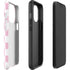 Pink and White Checkerboard iPhone 13 Pro Impact Case