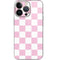 Pink and White Checkerboard iPhone 13 Pro Skin
