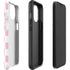 Pink and White Checkerboard iPhone 14 Impact Case