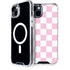 Pink and White Checkerboard iPhone 15 Plus MagSafe Case