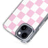 Pink and White Checkerboard iPhone 15 Plus MagSafe Case