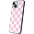 Pink and White Checkerboard iPhone 14 Plus Skin