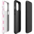 Pink and White Checkerboard iPhone 14 Pro Impact Case