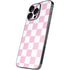 Pink and White Checkerboard iPhone 14 Pro Skin