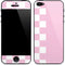 Pink and White Checkerboard iPhone 5/5s/5SE Skin