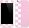 Pink and White Checkerboard iPhone 6/6s Plus Skin