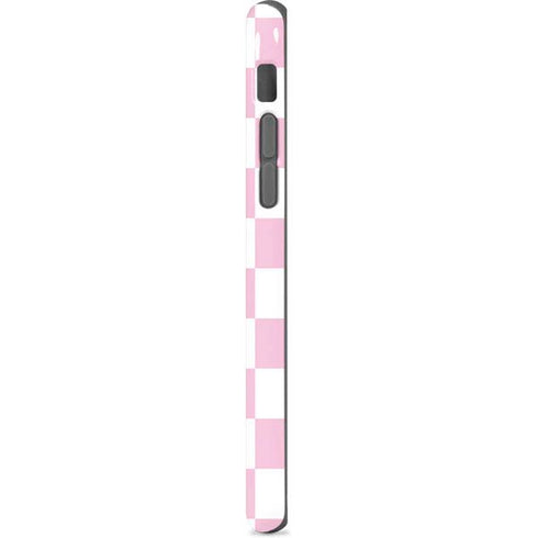 Pink and White Checkerboard iPhone 7 Pro Case