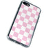 Pink and White Checkerboard iPhone SE (2nd & 3rd Gen) Clear Case
