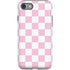 Pink and White Checkerboard iPhone SE (2nd & 3rd Gen) Pro Case