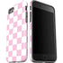 Pink and White Checkerboard iPhone SE (2nd & 3rd Gen) Pro Case