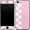 Pink and White Checkerboard iPhone SE (2nd & 3rd Gen) Skin