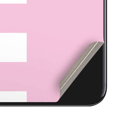 Pink and White Checkerboard iPhone SE (2nd & 3rd Gen) Skin