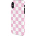 Pink and White Checkerboard iPhone X Pro Case