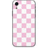 Pink and White Checkerboard iPhone XR Skin