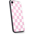 Pink and White Checkerboard iPhone XR Skin