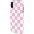 Pink and White Checkerboard iPhone XS Pro Case