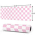 Pink and White Checkerboard Gaming Mouse Pad