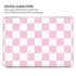 Pink and White Checkerboard MacBook Air 15in (2023-2025) Case plus Skin