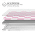 Pink and White Checkerboard MacBook Air 15in (2023-2025) Case plus Skin