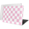 Pink and White Checkerboard MacBook Pro 13in (2020) Case plus Skin