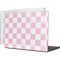 Pink and White Checkerboard MacBook Pro 16in (2021-25) Case plus Skin