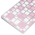 Pink and White Checkerboard Magic Keyboard Skin