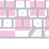 Pink and White Checkerboard Magic Keyboard Skin
