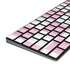 Pink and White Checkerboard Magic Keyboard with Numeric Keypad Skin