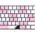 Pink and White Checkerboard Magic Keyboard with Numeric Keypad Skin