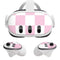 Pink and White Checkerboard Meta Quest 3 Skin
