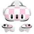 Pink and White Checkerboard Meta Quest 3 Skin